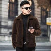2020 Haining Autumn and Winter faux leather jackets for men, new styles of granular cashmere, lambskin, sheepskin cut fleece jackets and lapel cotton-padded jackets Item Picture